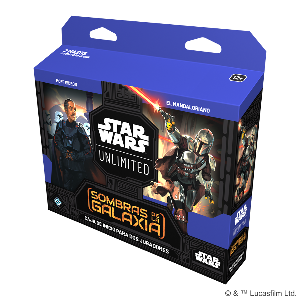 Kit inicio Star wars Unlimited Shadows of the galaxy (cast)